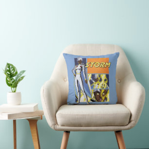 Coussin Graphique du panneau Caractère de tempête
