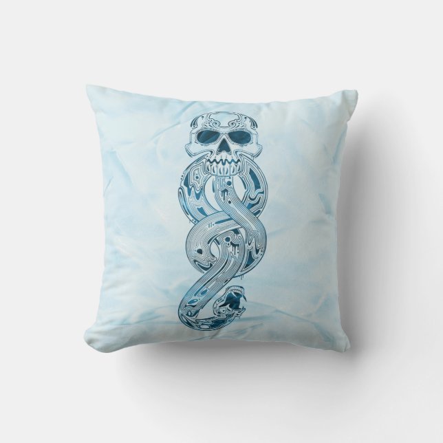 Coussin Graphique foncé de marque de Harry Potter | (Recto)