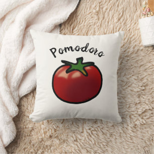 Coussin Graphique rustique pomodoro tomate italien