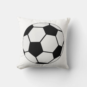 Coussin Graphisme de ballon de football classique Fan de s