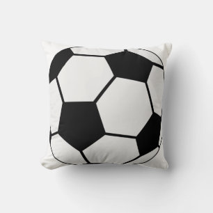 Coussin Graphisme de ballon de football classique Fan de s