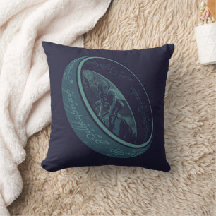 Coussin Graphisme de GOLLUM™ avec l'ANNEAU UNIQUE™