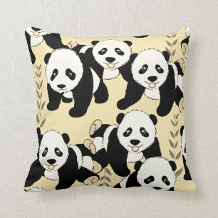 Coussin Graphisme des ours de panda