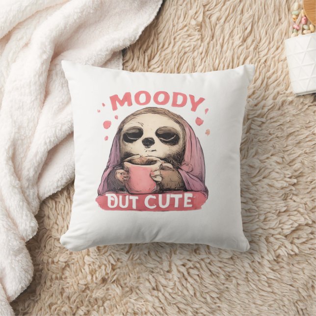 Coussin Graphisme d'humour bizarre mignon  (Couverture)