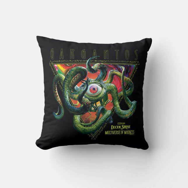 Coussin Graphisme Multivers de Gargantos (Recto)