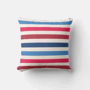 Coussin Gras bandes patriotiques