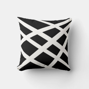 Coussin Gras Noir Blanc