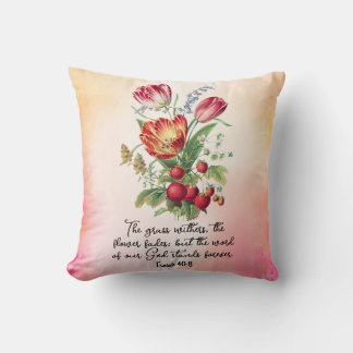 Coussin Grass rainures Fleur Fades Parole De Dieu Bible Ve