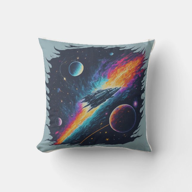 Coussin Gravité cosmique Voyage Tee (Recto)