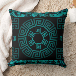 Coussin Greek Design  Throw Pillow