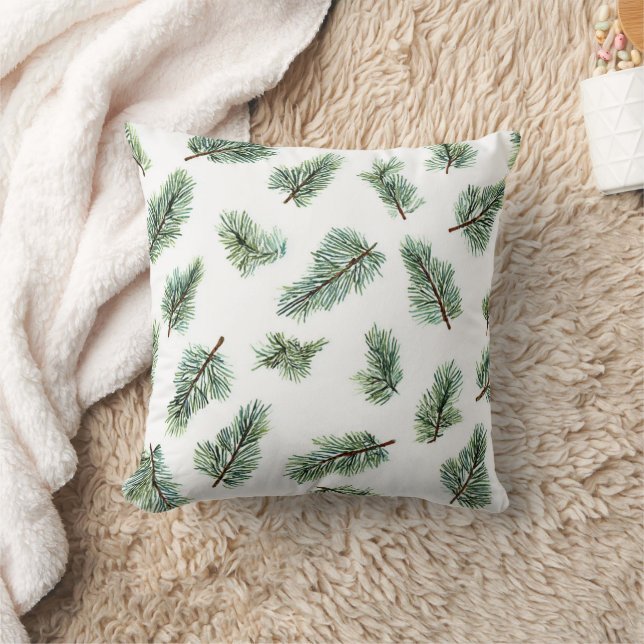Coussin Green Christmas Pine Tree  (Couverture)