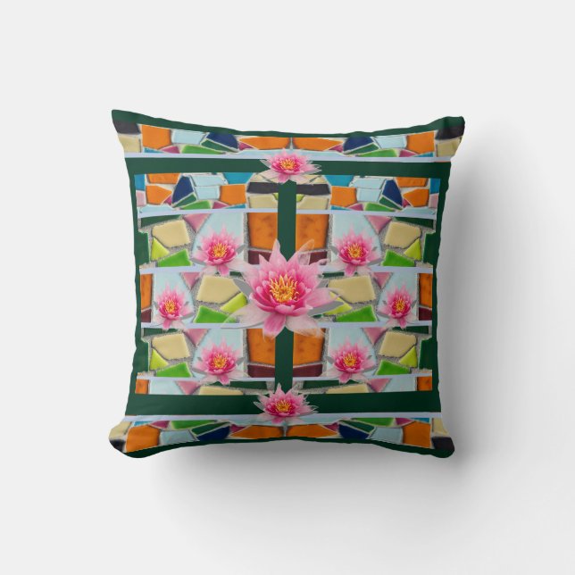 Coussin Green is Back Back Éco-friendly (Recto)