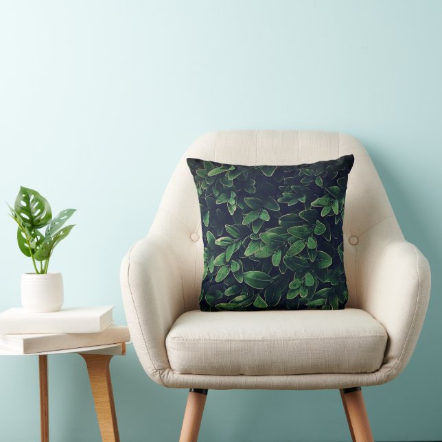 Coussin Green leaf (Chaise)