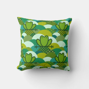Coussin Grenouille mousseuse