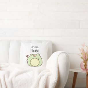 Coussin Grenouille verte