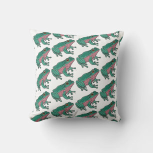 Coussin Grenouille verte mignonne