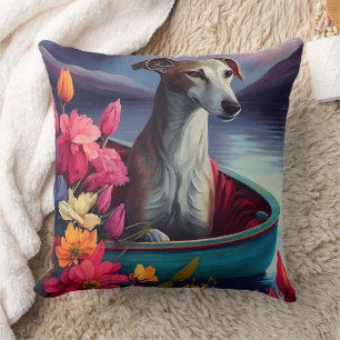 Coussin Greyhound sur une rame : une aventure Pittoresque