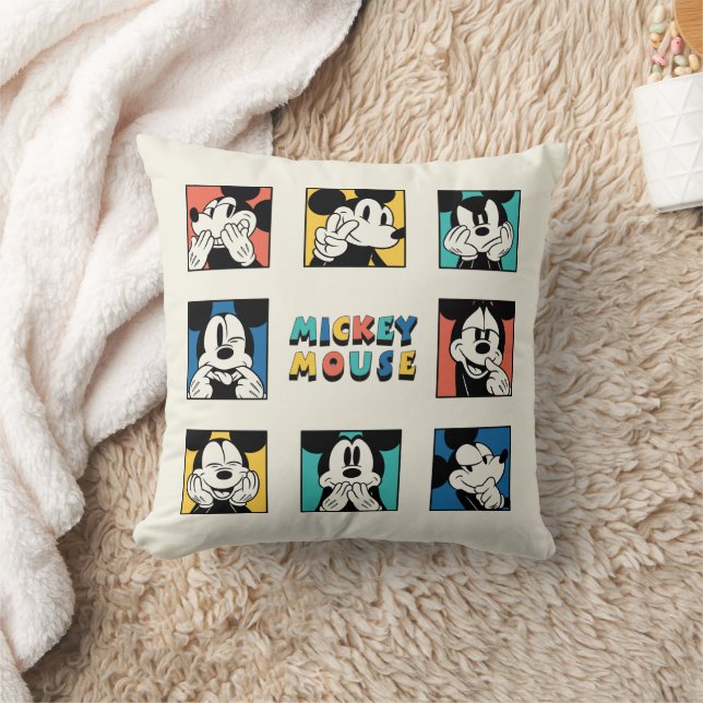 Coussin Grille de souris couleur Mickey (Couverture)
