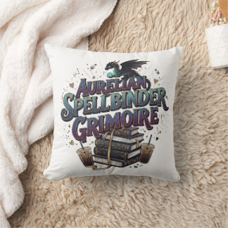 Coussin Grimoire de l'enchanteur aurélien
