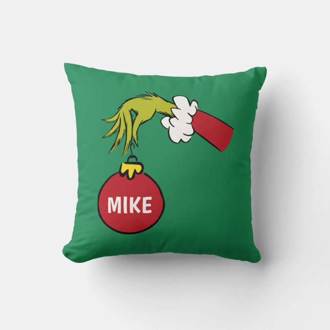 Coussin Grinch | Personalized Ornament (Recto)