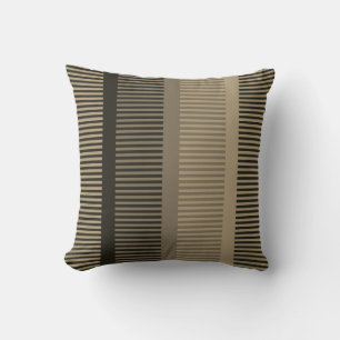 Coussin Gris Brown foncé élégant
