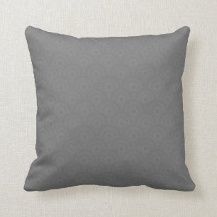 Coussin gris de fan