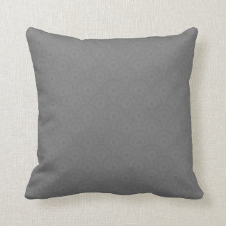 Coussin gris de fan