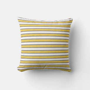 Coussin Gris et verres d'or statiques
