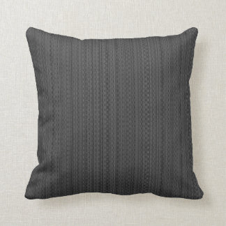 Coussin gris-foncé de tissu