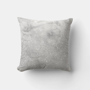 Coussin Gris neutre gris d'aquarelle de parties