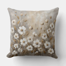 Gris Neutre Or Taupe Floral