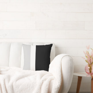 Coussin Gris, Noir Et Blanc Minimalistes Modernes