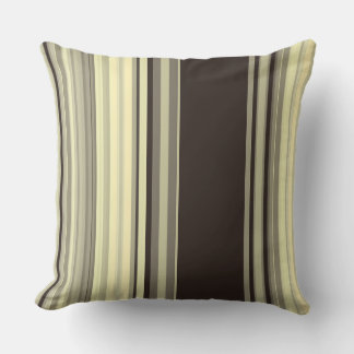 Coussin Gris noir et Blé Mélange d'oreiller