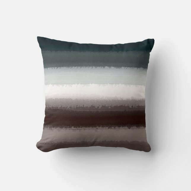 Coussin Gris Noir Taupes (Recto)