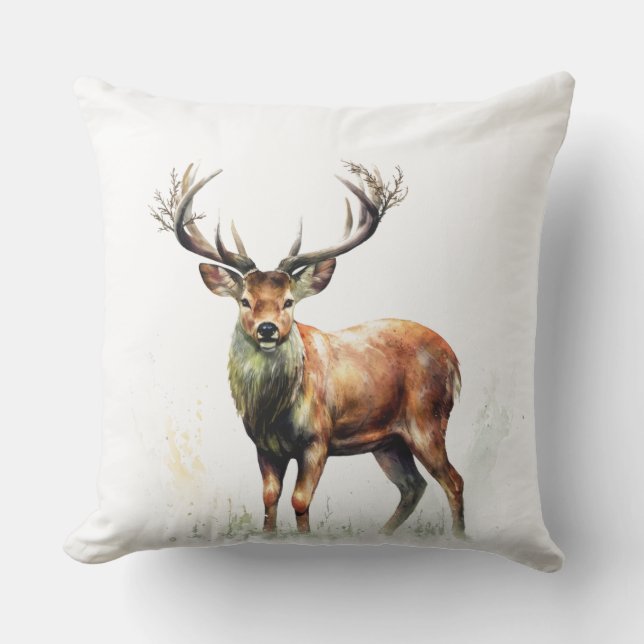 Coussin Gros Cerf Raté (Recto)