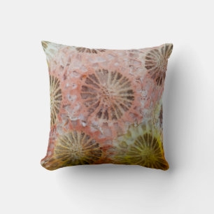 Coussin Gros plan de corail rose