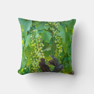 Coussin Gros plan de raisins en maturation