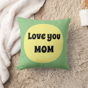 Coussin Gros point jaune