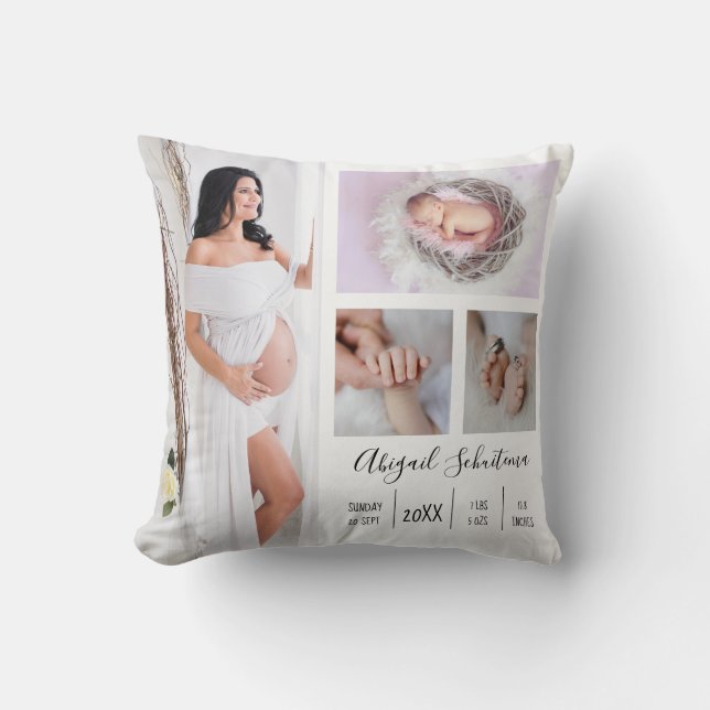 Coussin Grossesse Gardien photo de bébé Jeu d'oreiller (Recto)