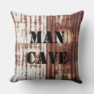 Coussin Grotte Homme Vintage ondulé Patiné Tin