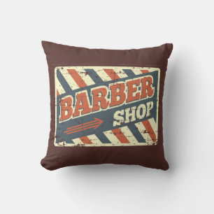 Coussin Grotte Vintage rétro Flèche de barbier rustique