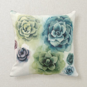 Coussin Groupe de succulents