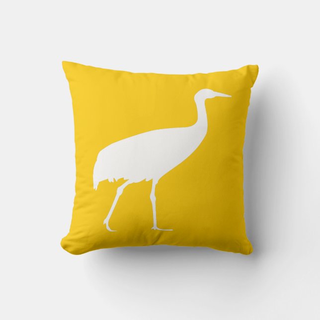 Coussin Grue blanche (Recto)