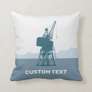 Coussin Grue du chantier naval