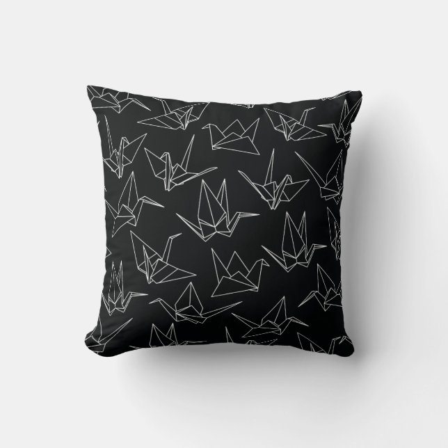 Coussin Grues de papier (Recto)