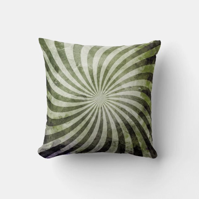Coussin Grunge Spiral Burn (Recto)