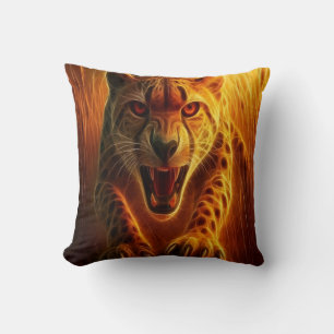 Coussin Guépard enragé