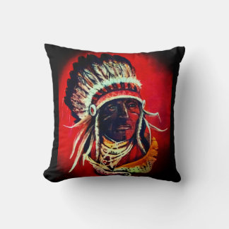 Coussin "Guerrier autochtone"