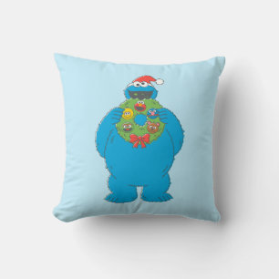 Coussin Guirlande de Noël vintage Monster Cookies