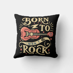 Coussin Guitare électrique née pour le rock